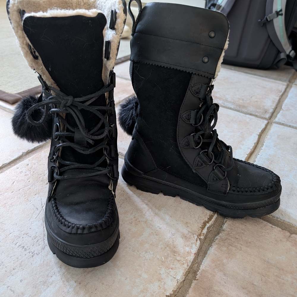 Women's Black Winter Boots